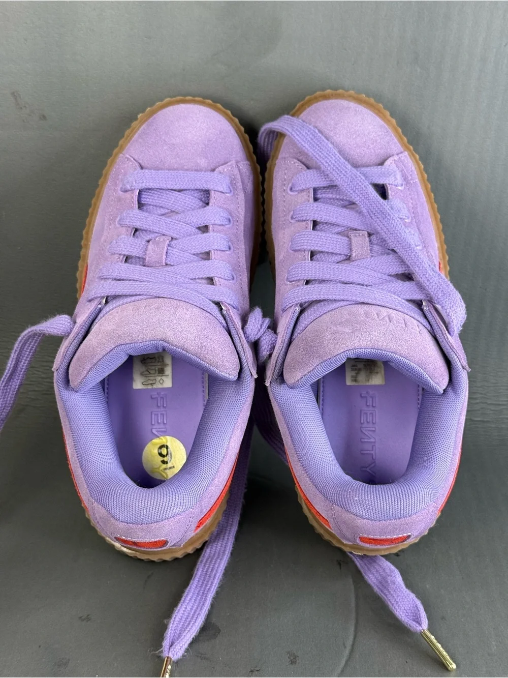 Fenty x Puma Creeper Phatty 'Lavender Burnt Red' sneaker shoes womens 8